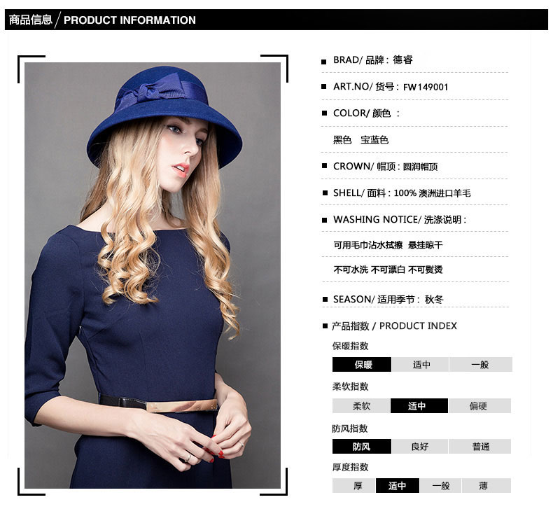大沿帽，產(chǎn)品信息