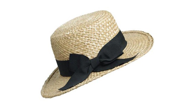 平頂草帽，帽子工廠